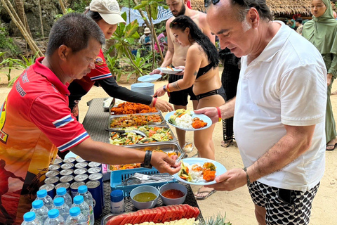 Krabi: 7 eilanden &amp; Railay in vroege ochtendKrabi: Wees de drukte voor met een vroege vogel 7-eilanden longtailboottocht