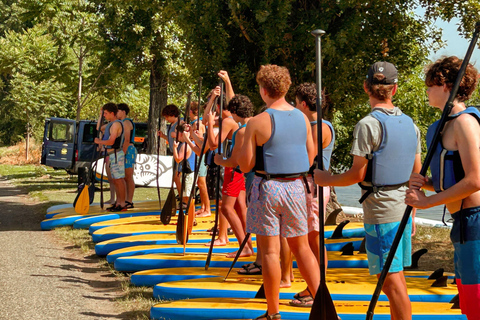 Praga: 2 ore di paddle boarding nel centro cittàPraga: 2 ore di paddle boarding nel centro della città