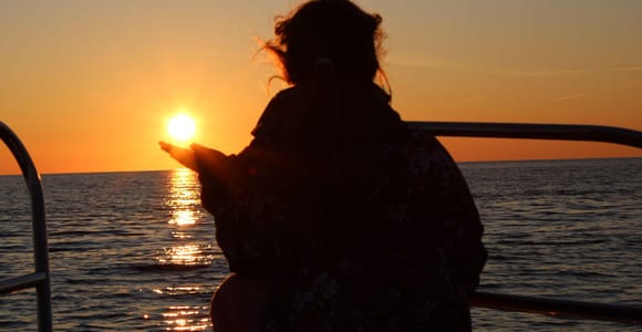 Cavtat: Romantische Kreuzfahrt bei Sonnenuntergang mit unbegrenzten Getränken