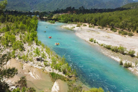 Antalya: Rafting incredibile combinato con zipline, quad 4X4 e jeep