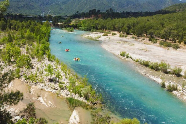 Antalya: Rafting incredibile combinato con zipline, quad 4X4 e jeep