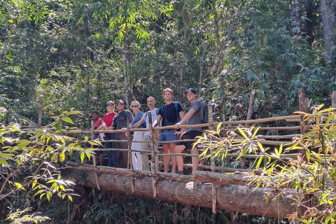Chiang Mai: 2-Day Jungle Trek with Elephant Farm & Raft Ride Hotel Pickup and Drop-off (within Pickup Area)