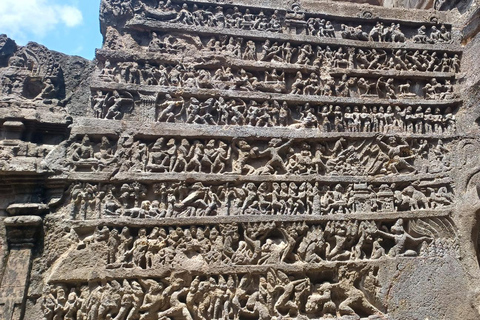 Viaggio conveniente in taxi da Aurangabad alle Grotte di Ajanta e Ellora