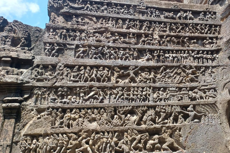 Betaalbare taxirit van Aurangabad naar de Ajanta &amp; Ellora grotten