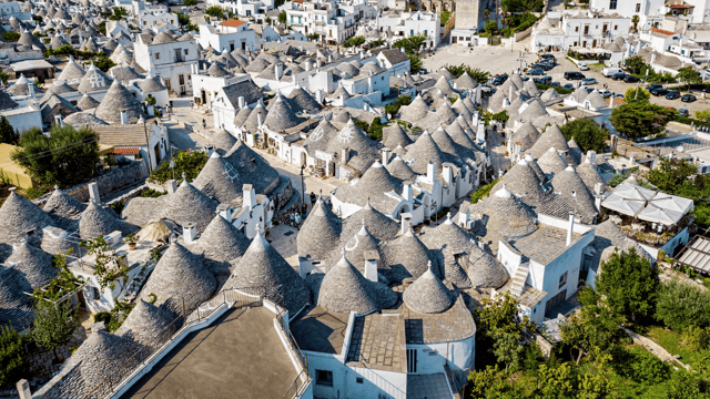 From Bari: Guided Tour with Food Tasting to Alberobello & Matera