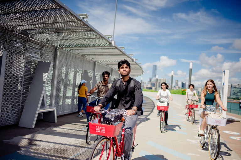 Victoria Harbour Shoreline Bike + Street Food Half-day Tour