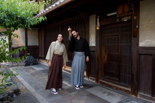 Samurai Kimono Rental for 1 day (until 17:30)