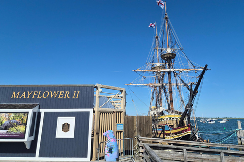 From Boston: Plymouth Private Day Trip with Mayflower II Standard Pickup (No Cruiseport/Airport)