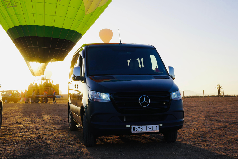 Marrakech: Hot Air Balloon Ride, rooftop view & Drone Video Sunrise Balloon Flight + Drone Video