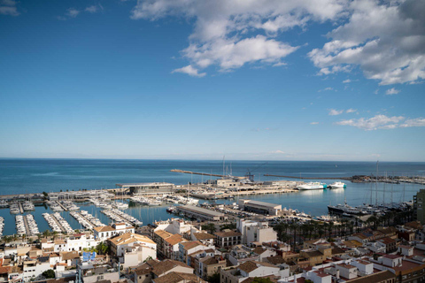 From Valencia: Dénia Castle, Beach & Skulls Cave Day Trip Day trip with Pickup at Torres de Serranos