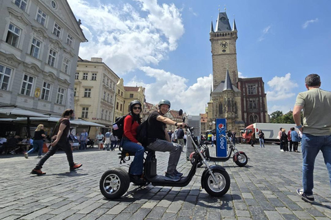 Prague: 2 hours FUN TRIKE tour in Prague with guide Prague: 2 hours FUN e-TRIKE tour with Guide