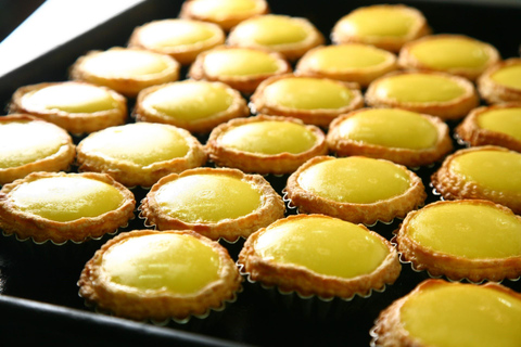 Hong Kong: torta de ovo, aula de culinária de bolinho de massa, comida de rua