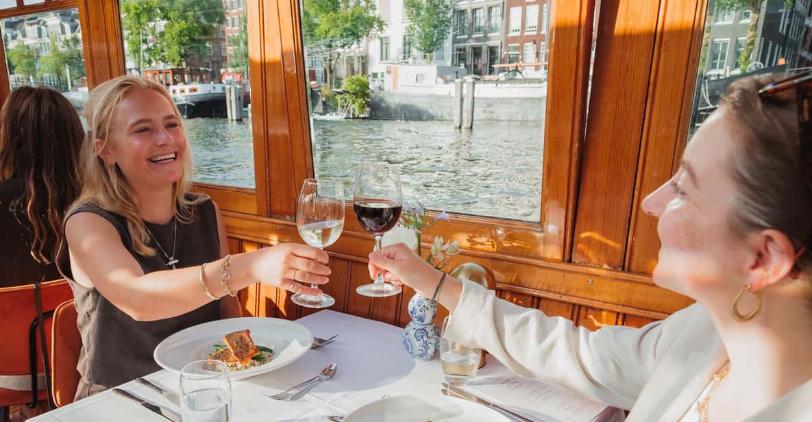 High-End 3-Course Dinner Canal Cruise — a boat tour from Amsterdam, Netherlands