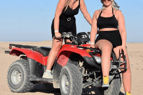 Hurghada: Desert Quad Bike, ATV with BBQ and TransferSunset BBQ: Desert Quad Bike, ATV with BBQ &amp; Transfer