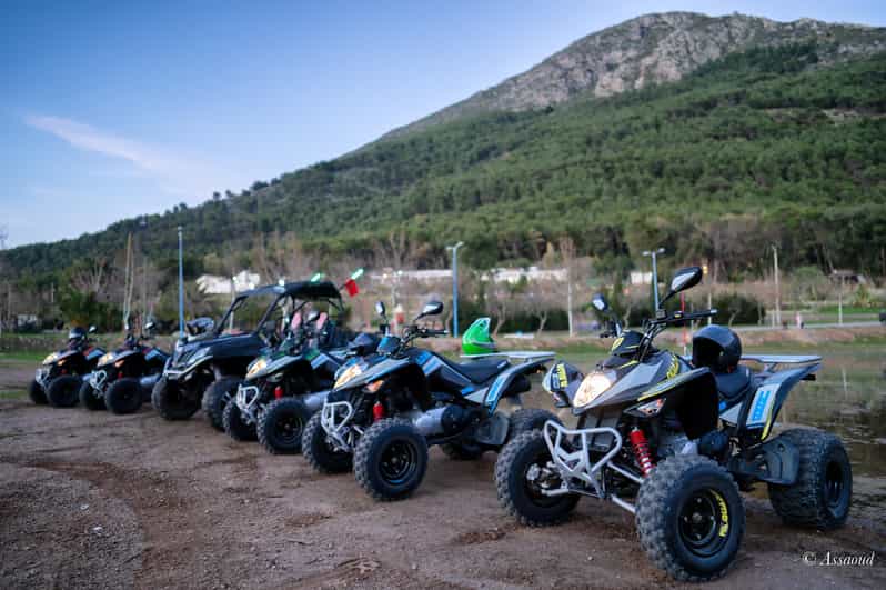 Au départ de Chefchaouen : Visite guidée en ATV-Quad à Akchour whaterfull - quad