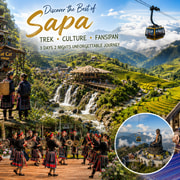 From Hanoi: 3-Day Sapa Trekking, Fansipan & Local Culture From Hanoi: 3-Day Sapa Trekking, Fansipan & Local Culture