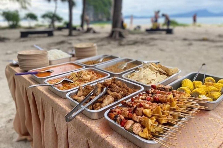 Krabi: Hong Islands Sunset Tour by Longtail Boat with BBQ