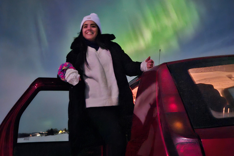 روفانييمي: مطاردة الشفق القطبي الشمالي مع خدمة التوصيل من الفندق