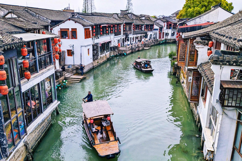 Xangai: tour particular pela cidade aquática de Zhujiajiao com passeio de barcoXangai: Tour particular pela cidade aquática de Zhujiajiao com passeio de barco