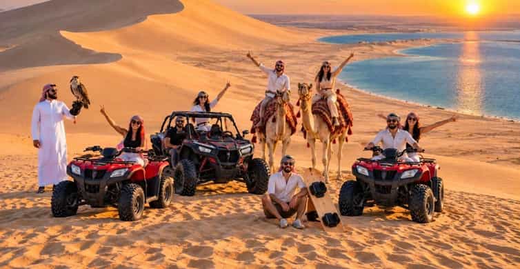 Doha: ATV, Quad/Buggy Dune Bashing, Camel Ride, Sandboarding