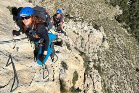 Benidorm: Via ferrata Ponoig, nära Nucia