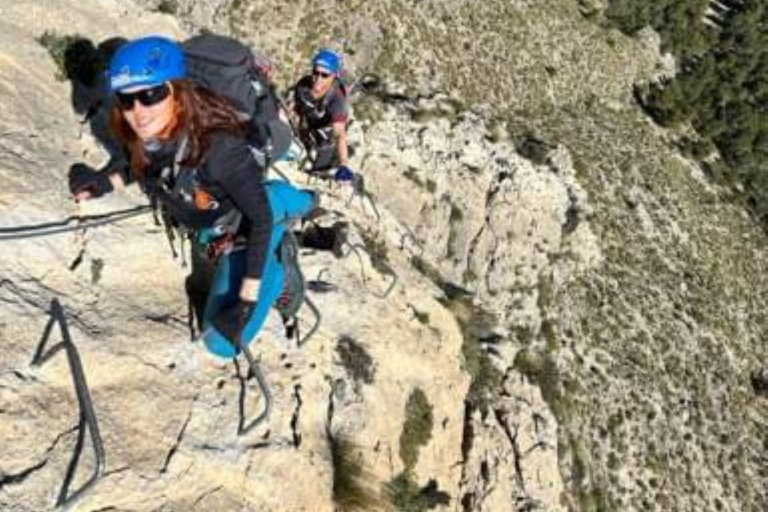 Benidorm: Klettersteig Ponoig, cerca de la Nucia