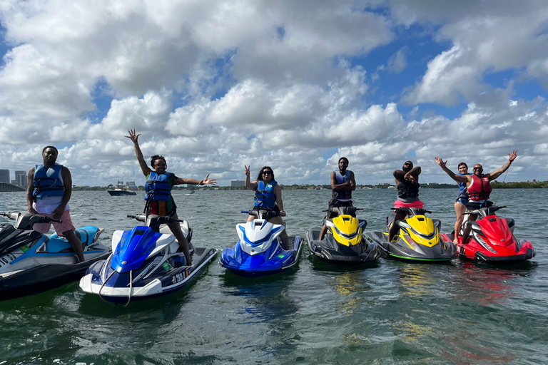 Miami: Excursión en moto acuática en coche