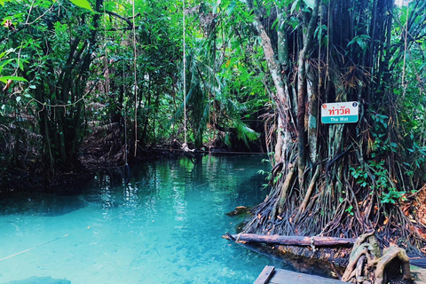 Krabi: Ao Thalane Kayak Tour & Jungle Swim with Lunch Full day