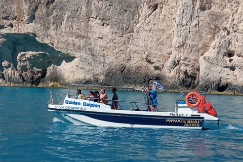 Zakynthos:Alykes-Alykanas- Navagio Beach private group tour