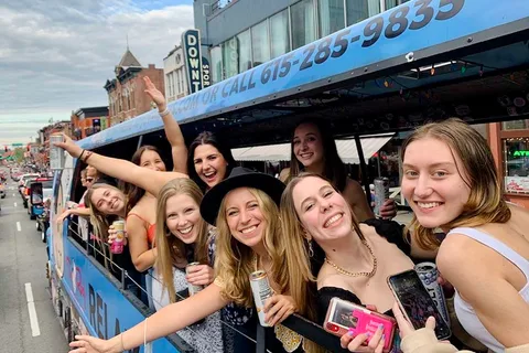 Nashville: Party Bus with DJ and Bar