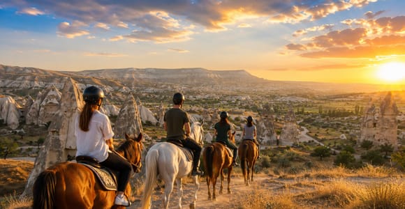 Cappadocia: Guided Horseback Riding Tour with Hotel Pickup