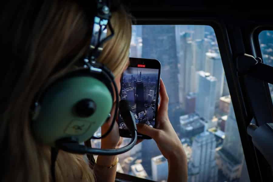 Chicago: Hubschrauberflug über die Skyline im Stadtzentrum. Foto: GetYourGuide Chicago: Hubschrauberflug über die Skyline im Stadtzentrum. Foto: GetYourGuide