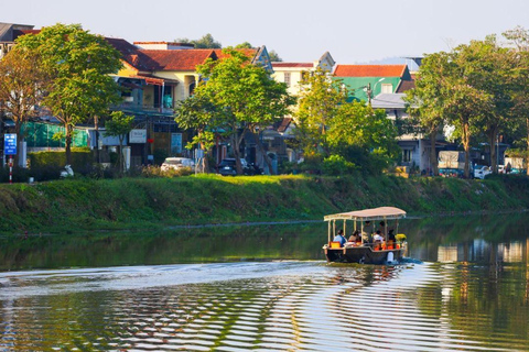 Hue Electric Boat Trip: Perfume River & Royal Canal Private Boat & hotel pick up (Manual Confirm)
