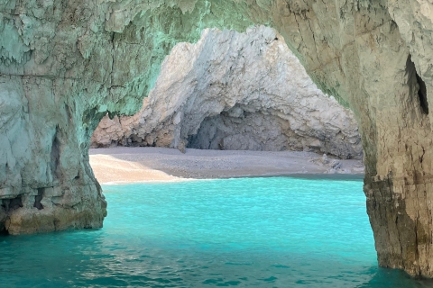 Zakynthos: Private Boat Tour Turtle Island Caves Mizithres
