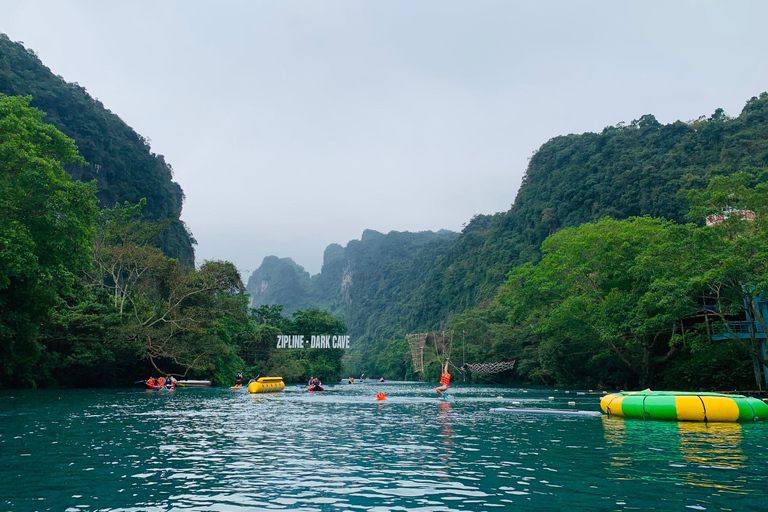 Phong Nha: Cave Exploration and Zipline Dark Cave Tour