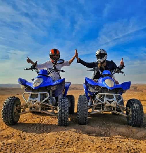 Marrakech : chameau, quad et dîner-spectacle dans le désert d'Agafay - quad