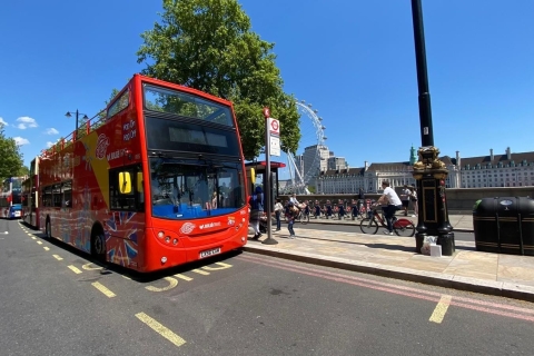 Londres: recorrido turístico en autobús con paradas libresBillete de 24 horas para el autobús turístico con crucero por el río