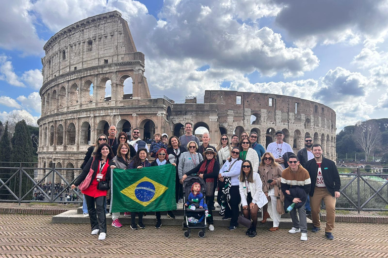 Rome: Colosseum Arena, Romeins Forum & Palatijnse Heuvel TourTour in het Engels met arena, Forum Romanum en Palatijn