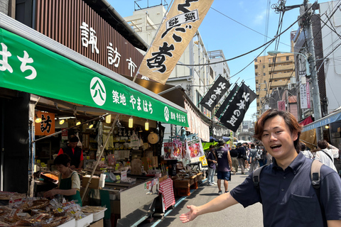 Tokio: Prywatna piesza wycieczka po targu Tsukiji