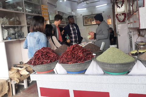 Jaipur: Excursão a pé pelo mercado das especiarias e pela comida de rua