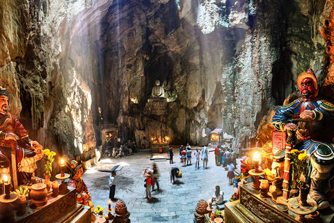 Da Nang : Visite de la montagne de marbre et de la ville ancienne de Hoi An