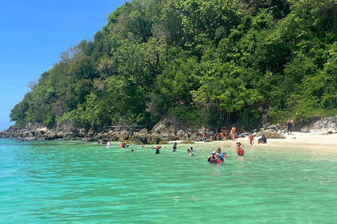 Phuket: Aluguel de lancha particular para as ilhas Phi Phi e Khai