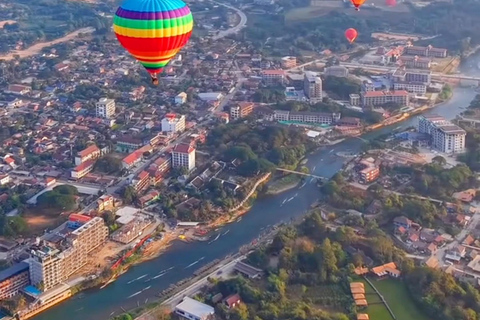 Vangrong Kayaking + Hot Air Balloon Experience