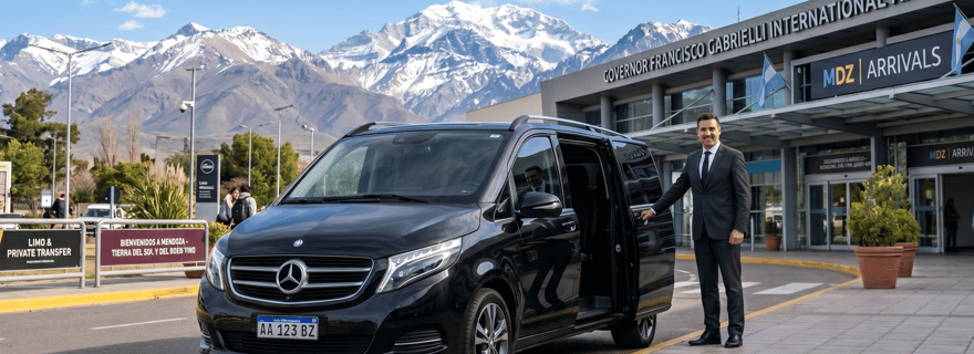 Mendoza: Privétransfer tussen vliegveld MDZ en stadscentrum