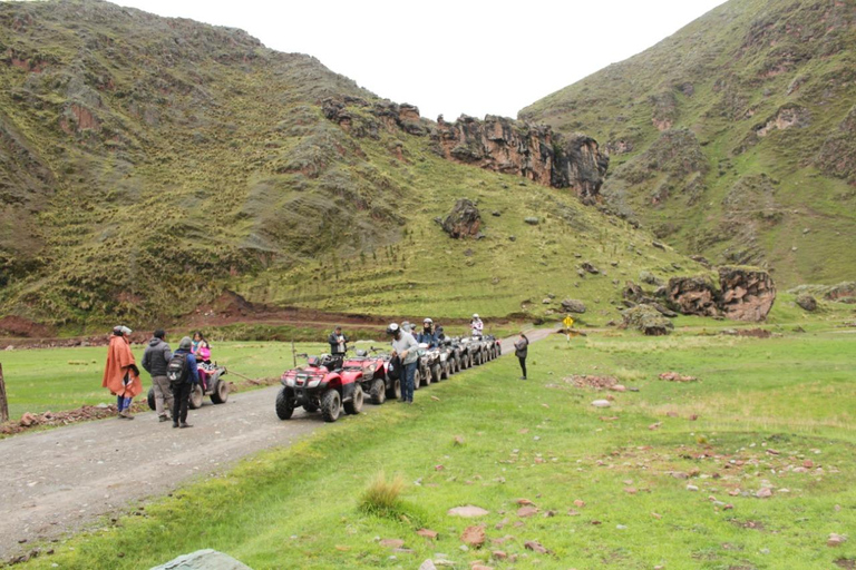 Från Cusco: Färgernas berg och den röda dalen på ATVfrån cusco:Red valley + vinikunka mountain/double seat atv/