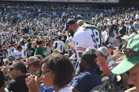 New York: New York Jets Football Game at Metlife Stadium Sideline