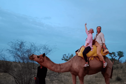 Jodhpur: Paseo en camello por el desierto con danza folclórica rajastaní