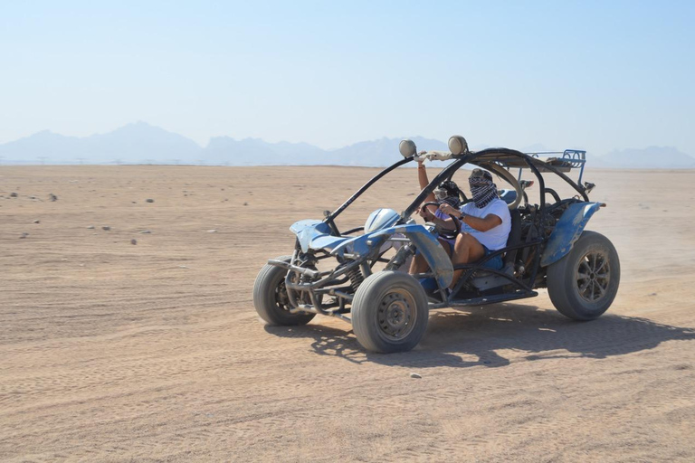 Hurghada: Quad Bike, Buggy, Jeep Safari, giro in cammello e cenaServizio di prelievo in hotel a hurghada