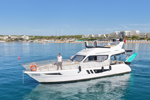 Side: Luxury Private Yacht Trip with Hotel Transfer 4 Hours Luxury Private Yacht Trip with Hotel Transfer