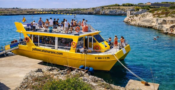 Port Mahon: 1-Hour Harbor Cruise with Underwater Views